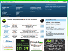 Tablet Screenshot of guadagnaonline.biz